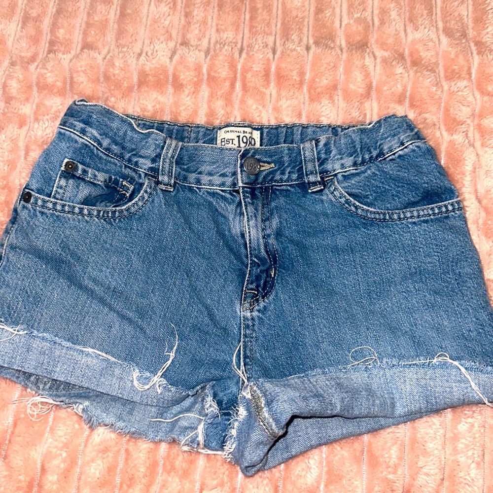 The children’s place blue denim jean shorts